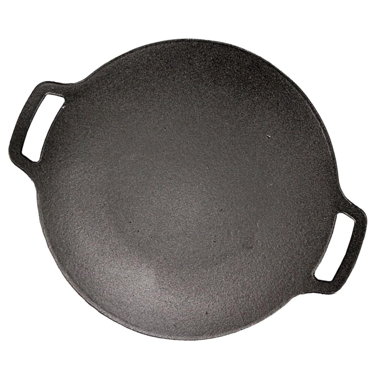 Padella Grill in Ferro per Barbecue da Esterno e Campeggio, Bordi Lisci e Arrotondati, Versatile per Carne e Verdure in Famiglia o Ristorante