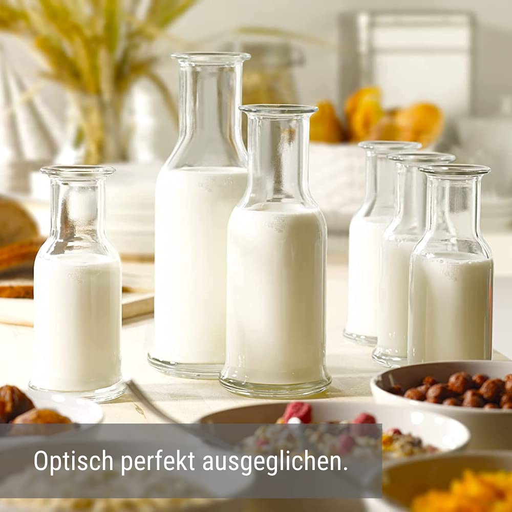 Stölzle Purity - Set di 12 caraffa in vetro da 100 ml, per limonata e vino, resistente agli urti e lavabile in lavastoviglie