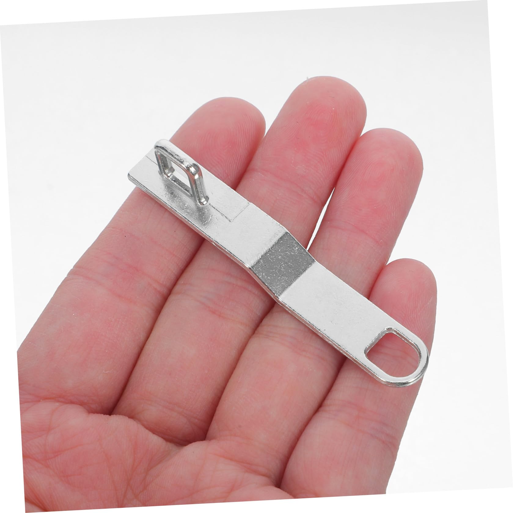 Baluue 2 Set Blocco per Valigia in Lega di Zinco Argento 6x1,1x0,8 Cm per Cerniera per Valigie, e Resistente per Viaggi Internazionali