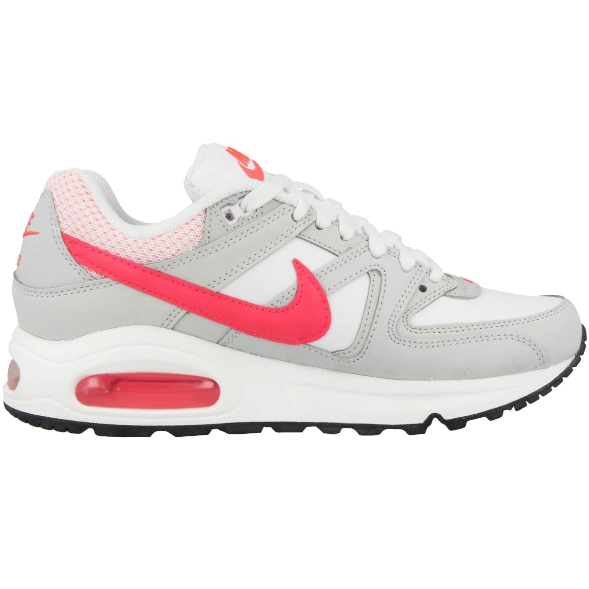 Nike Wmns Air Max Command, Scarpe Sportive, Donna, Multicolore (White/Hyper Punch/Lght Ash Gry), 38