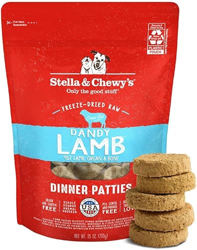 Miniatura 39 de Stella & Chewy's Medallones de Cena Crudos Liofilizados – Receta de Salmón y Carne de Res Surf 'N Turf – Alimento para Cachorros y Perros Alto