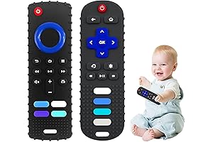 2-Pack Baby Teething Toys For TV Remote Control Lovers