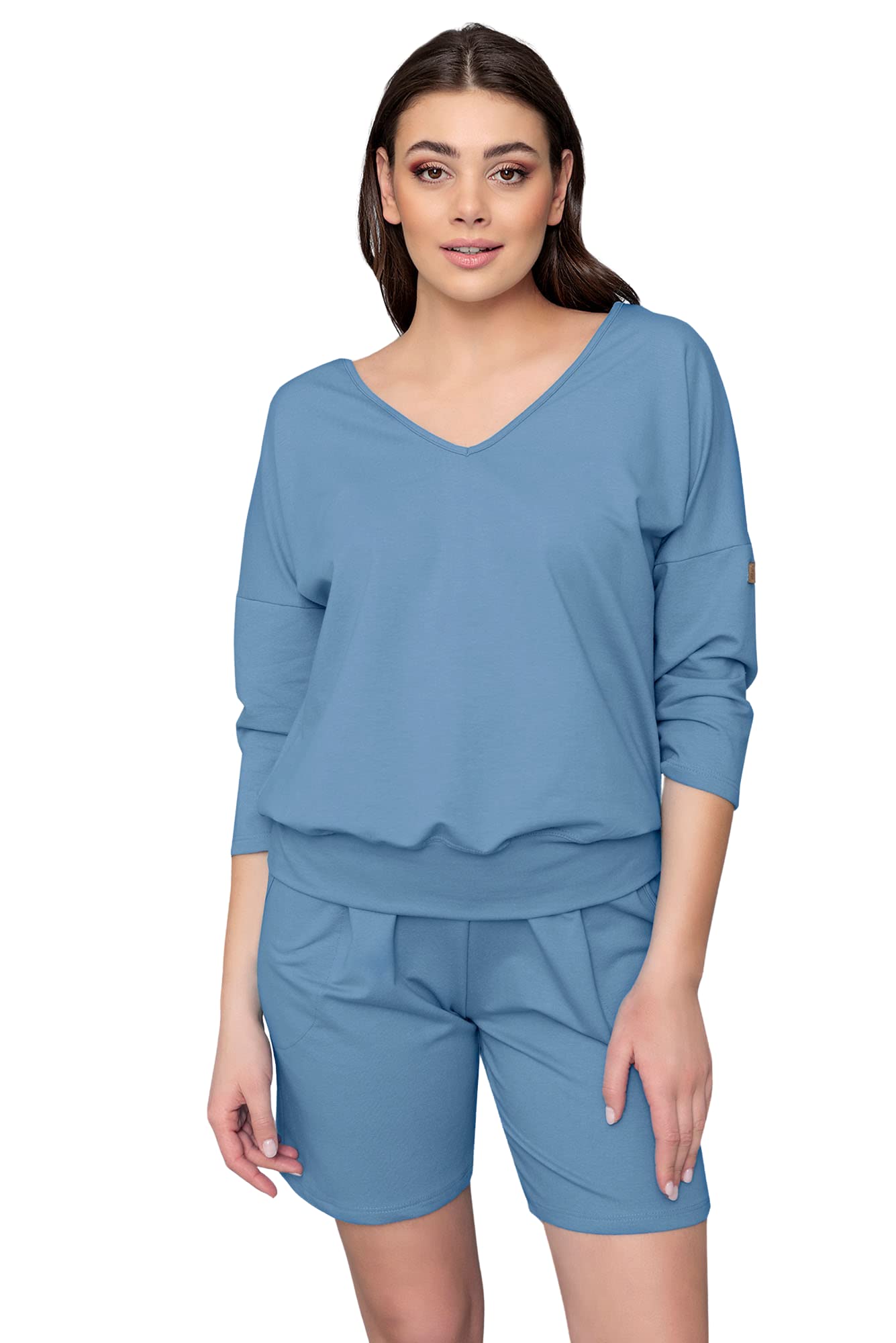 Italian Fashion Lounge Set Damen | Hausanzug Damen | Trainingsanzug Frauen | Jogginganzug Frauen Set 2-Teilig | Stilvolle Streatwear Trainingsanzüge für Ladies S-XXL