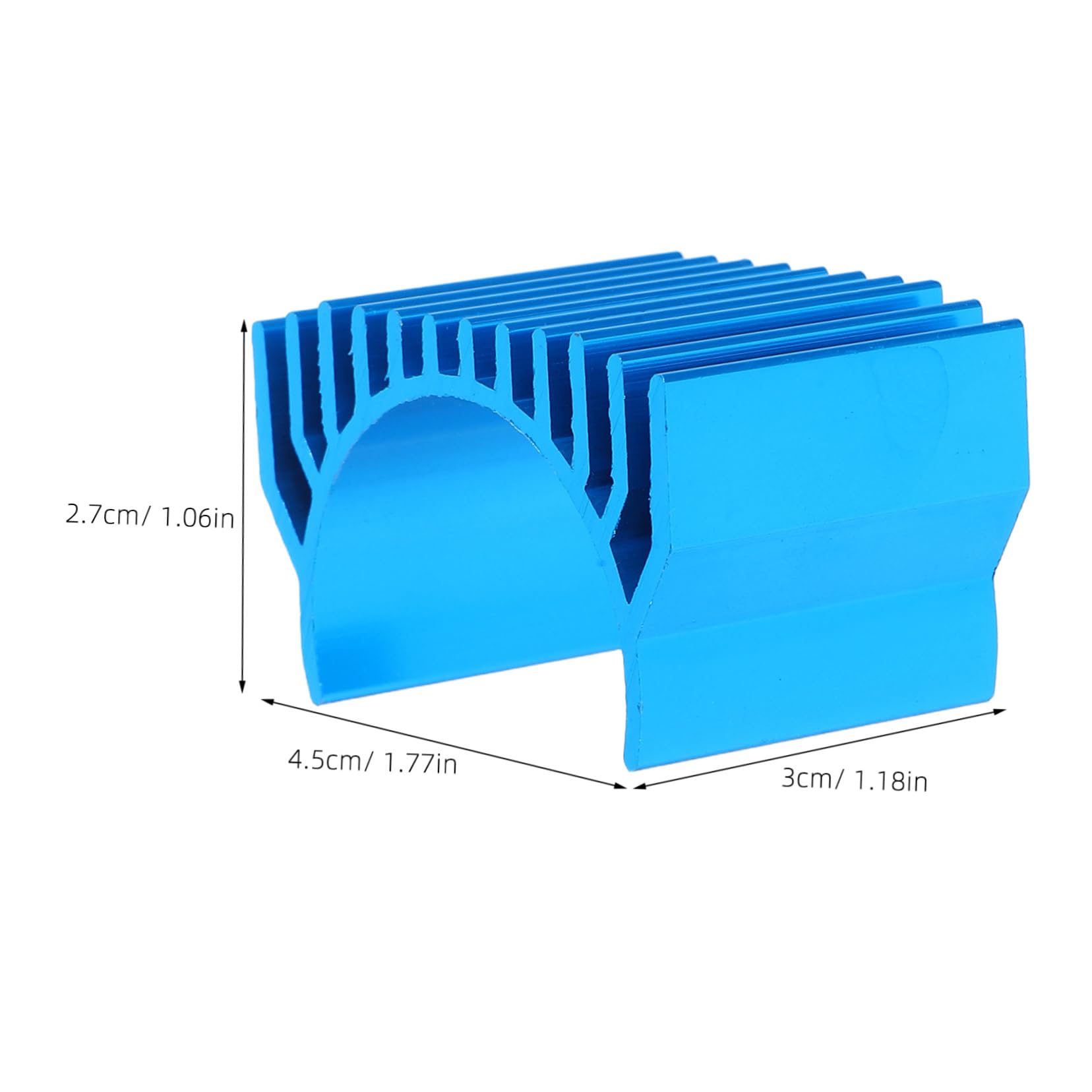 SMASOLO Aluminum Alloy Motor Heatsink Compatible for 540/550/580 3650 Motor Carbon Brush Brushless Motor Heat Sink Motor Radiator for Engine Motor Truck Rc Car Accessories