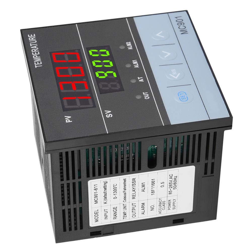 PID Temperaturregler, MC901 Digitaler PID-Temperaturregler K Typ PT100 Sensoreingangsrelais SSR-Ausgang für Hohe Empfindlichkeit und Genaue Temperaturregelung