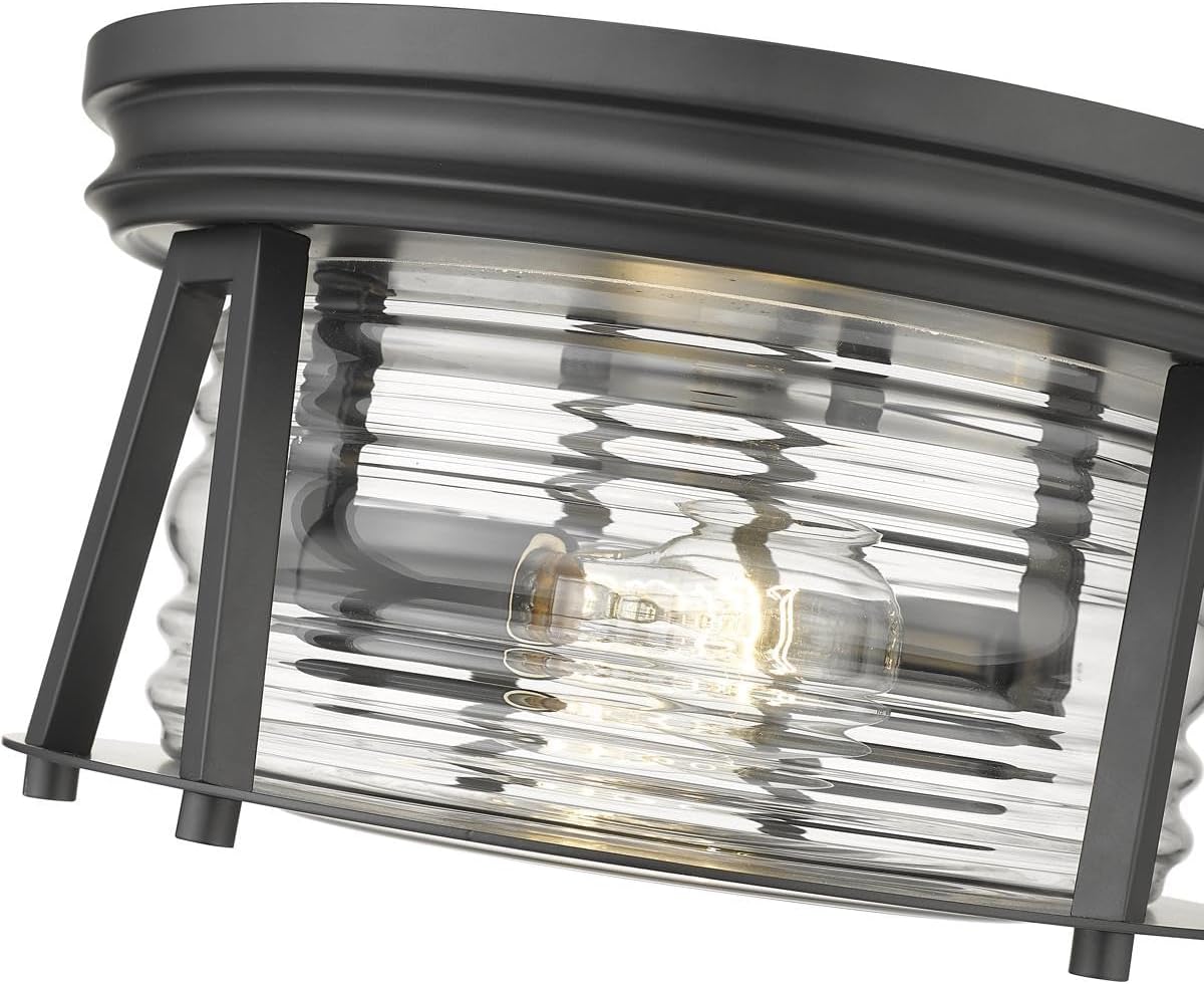 Z-Lite 2 Light Flush Mount 491F2-MB