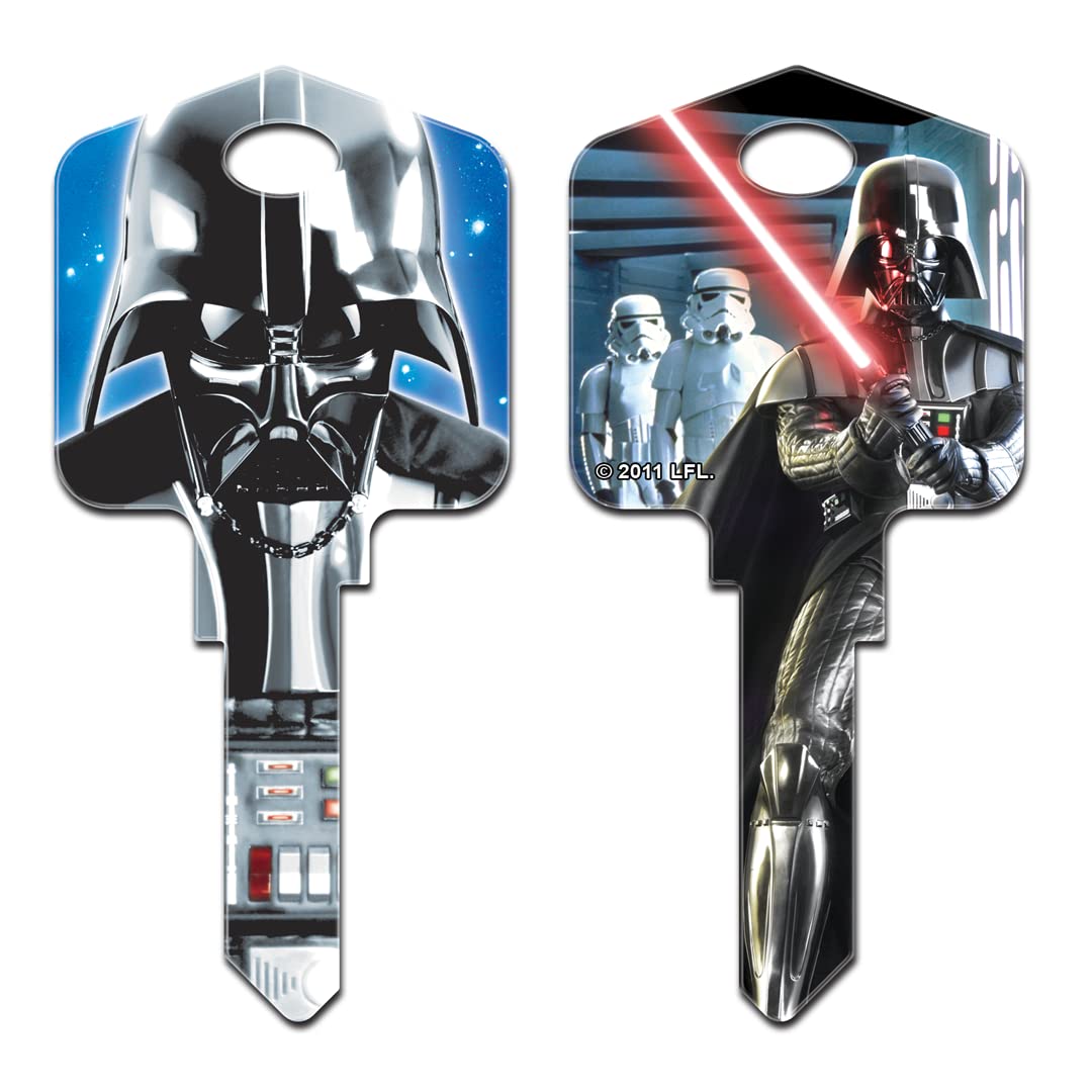 11 Galaxy Keys Star Wars Key Blanks (Kwikset-KW, Darth Vader)