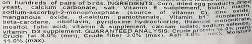 Miniatura 9 de HARI Alimento para pájaros tropicales para pinzones periquitos y canarios comida para loros Hagen con gránulos de huevo bolsa de 8 libras
