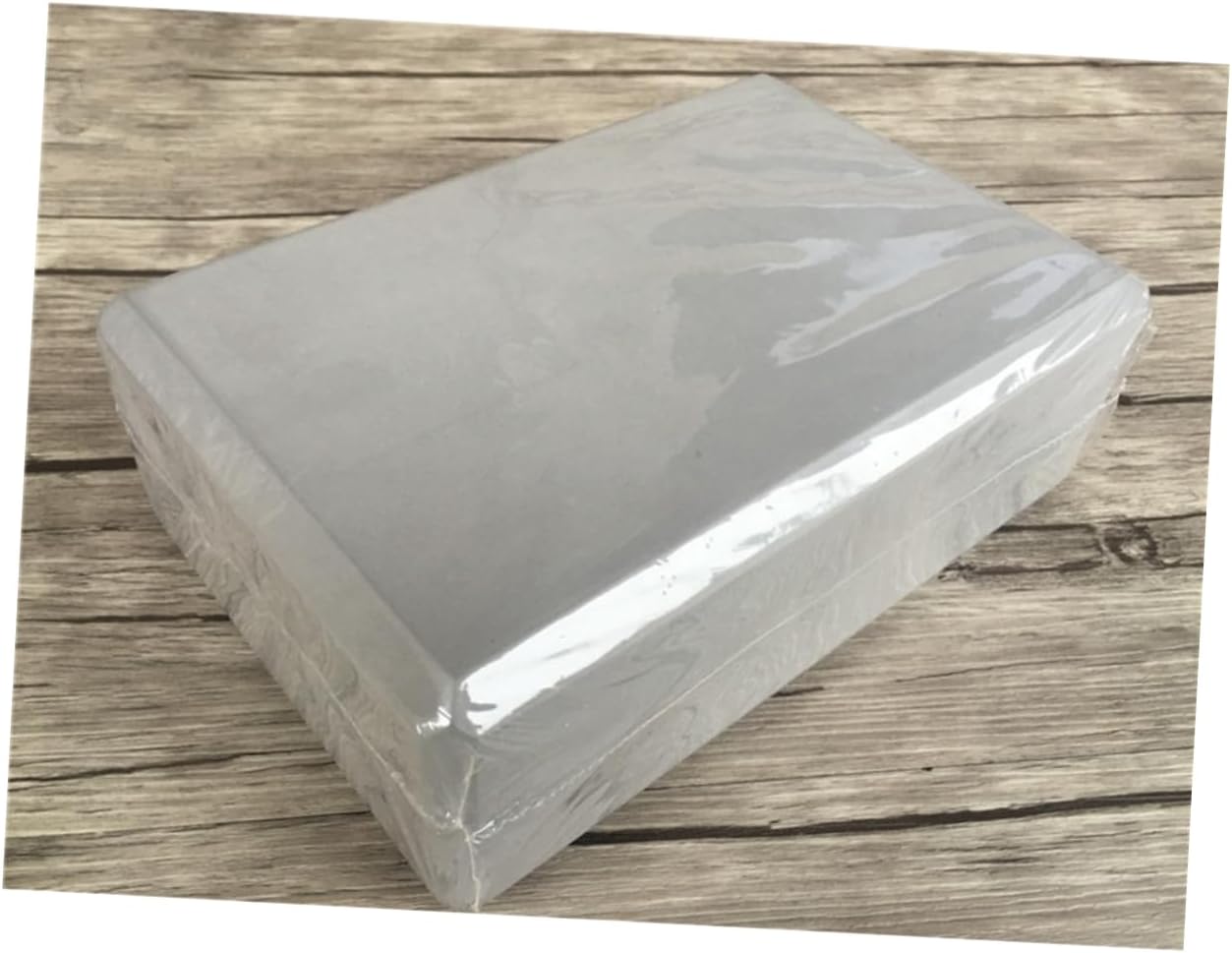 Generic 2pcs Skidproof Yoga Blocks High Density Eva Yoga Pillows for Meditation Exercise Rectangular Brick for Home Use Grey