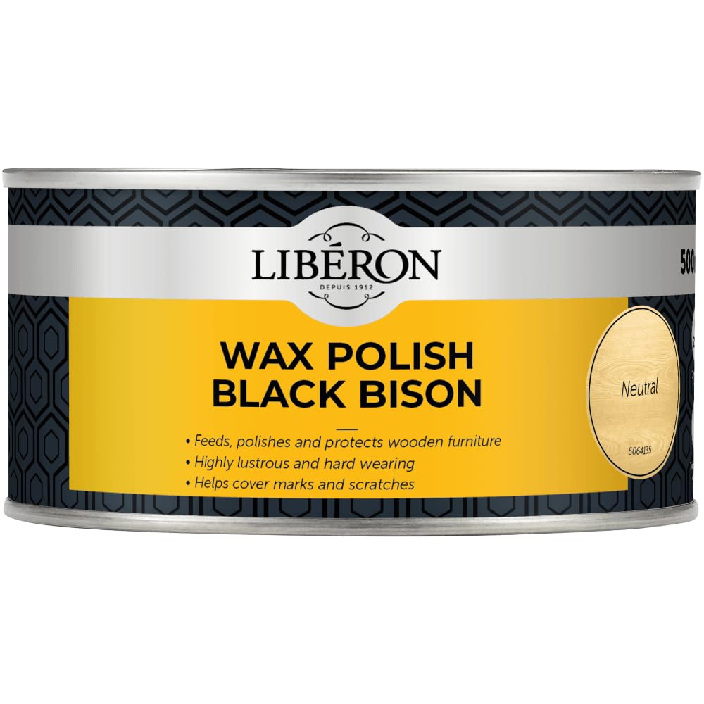 Libéron Neutral Liberon Wax Polish Black Bison (Paste) 500Ml