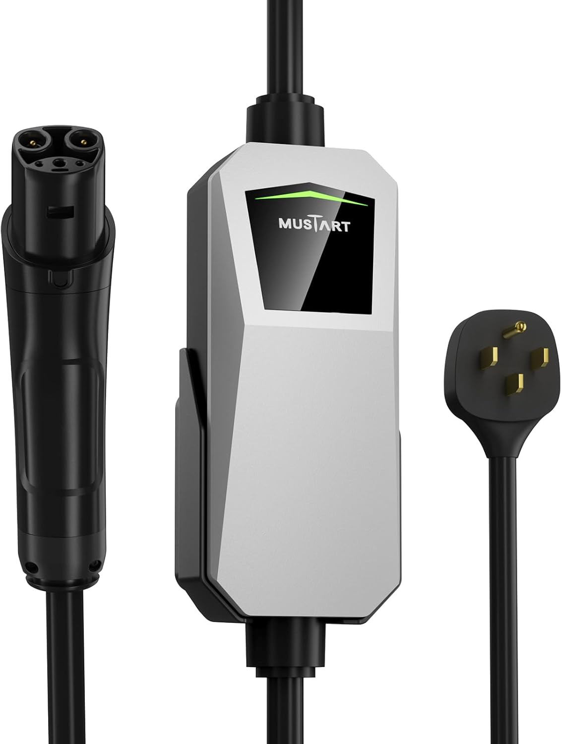 Level 2 Tesla Charger, 40A Portable EV Charger with NEMA 14-50 Plug – Unlocking Convenience with One-Touch Release, Compatible with All Tesla Models & Cybertruck 40A Nacs