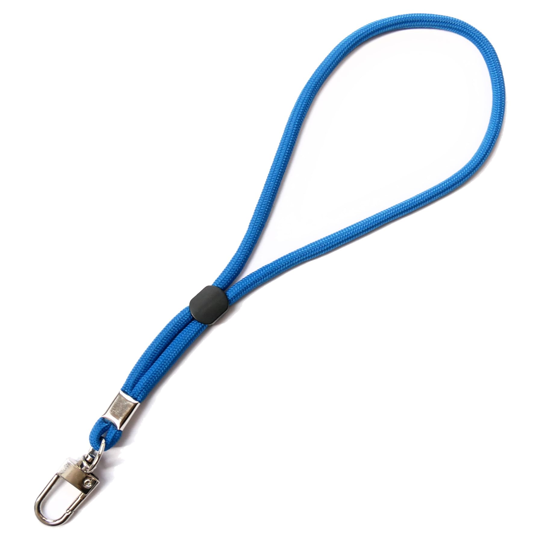 trage.band® dragonne réglable pour poignet avec mousqueton, bleu
