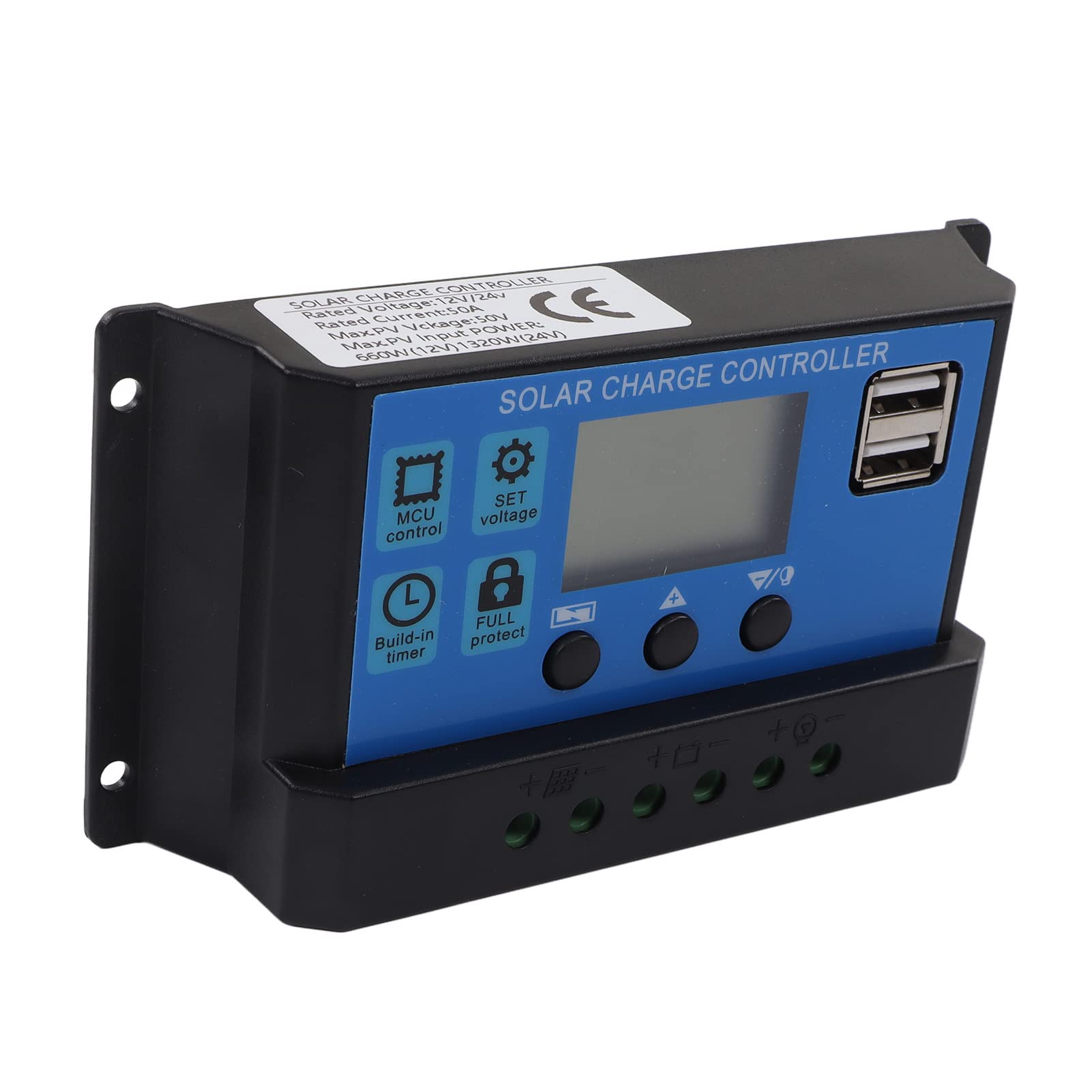 Pannello solare monocristallino flessibile da 30 W con controller solare da 50 A per batteria da 12 V