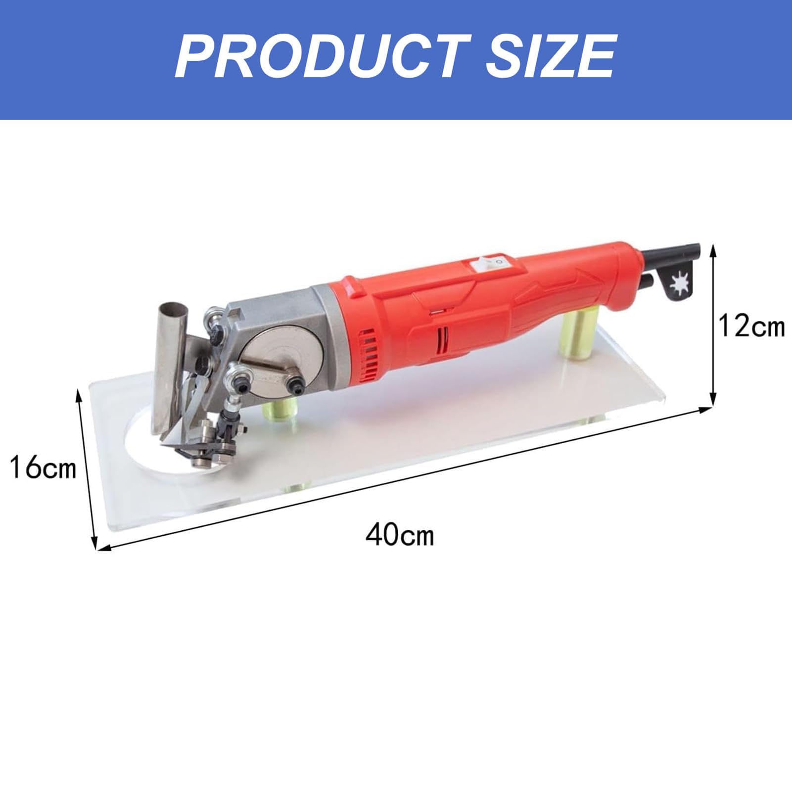 Mothdust Maquina Tallar Alfombras 120W Forma en V Recortador Tufting