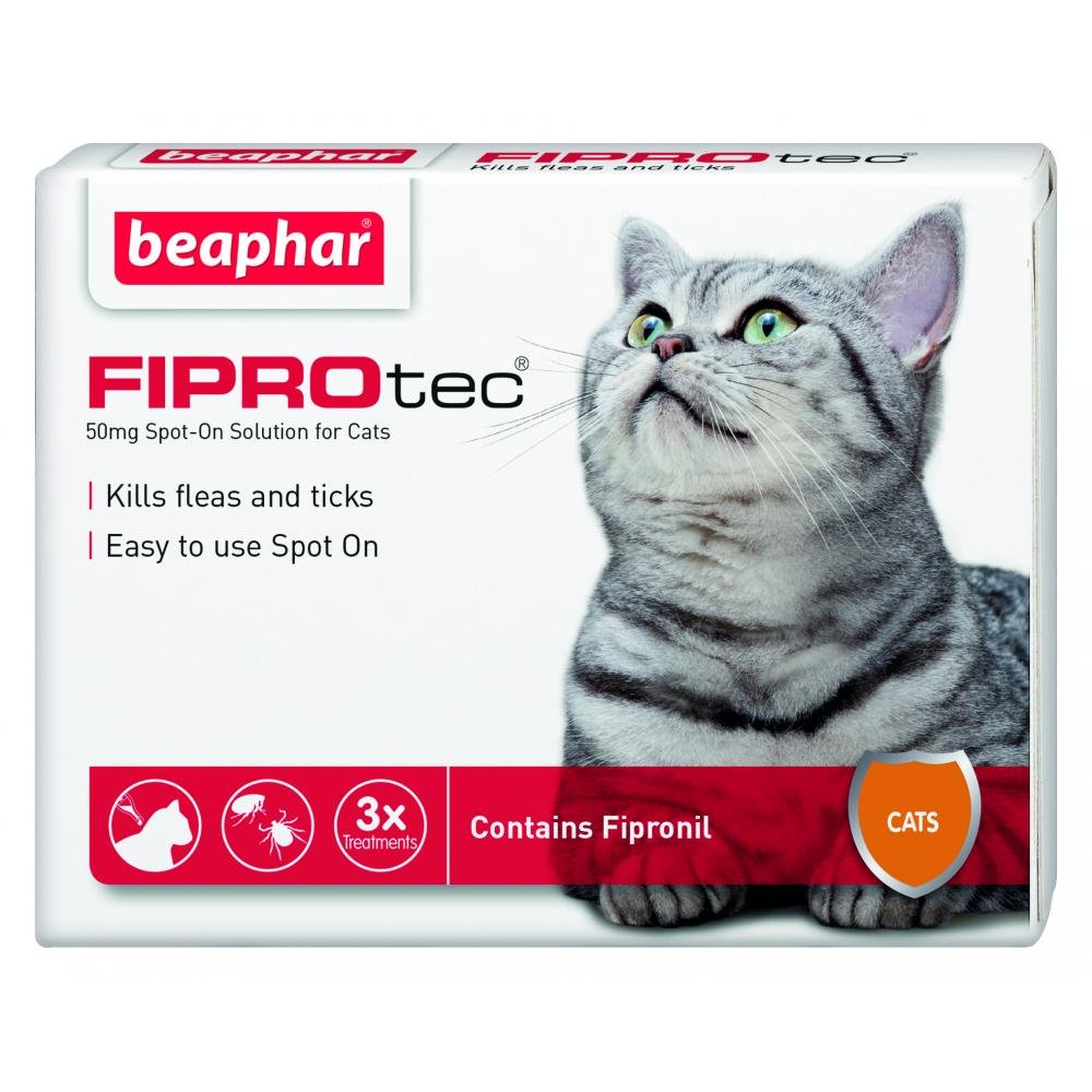 Beaphar FIPROtec Pipette for Cat, 3 vials