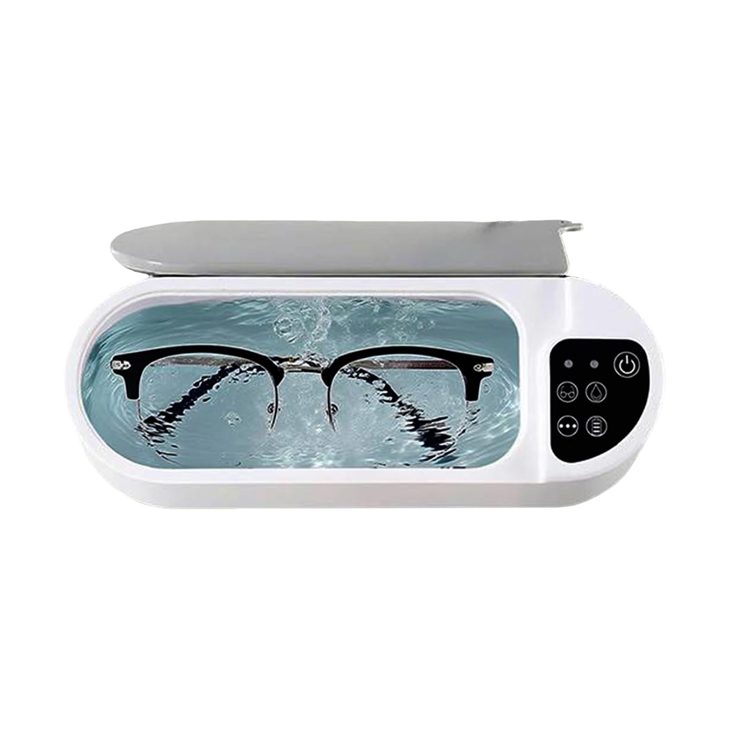 Necklace Cleaner, Jewelry – Glasses Cleaning Machine 2, Modes Stain Remover Supplies, Travel Home Camping Eyeglasses Earring | Travel Home Camping Eyeglasses Earring Rings Watch Strap Denture