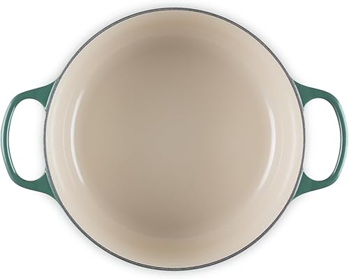 Miniatura 252 de Le Creuset 9 Qt. Signature Horno holandés redondo con pomo de acero inoxidable grabado Artichaut