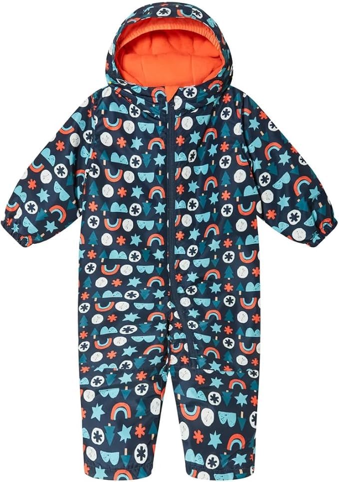 Lupilu Mono de nieve unisex para niños pequeños | X-WARM SKI crivit iconos azul oscuro, Dark Blue Mix, 80