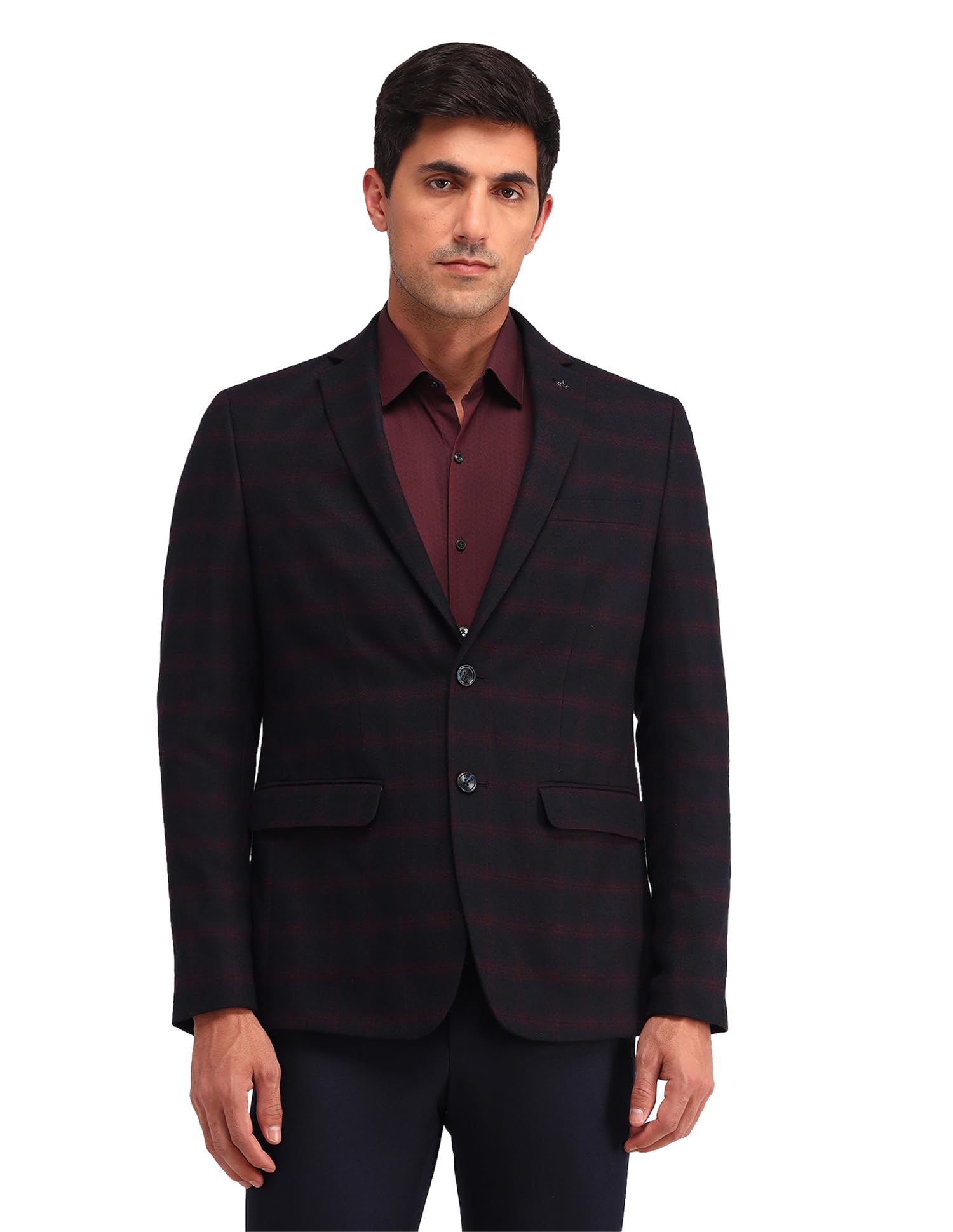 arrow Men's Classic Tailored Blazer (ARAIBZ5010_Navy-picture-15