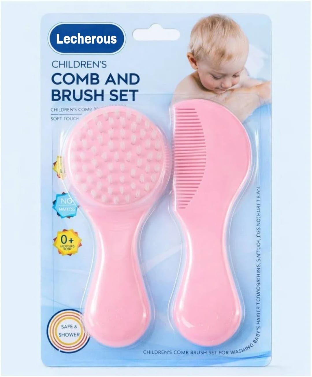Stylo Tiny Twirls Baby Hair Brush & Comb for New Born, Kids Hair Grooming Travel-Friendly Kit for Newborn, Infants Age 0+ Months (Pink) | Soft Bristles, Newborn Care, Ergonomic Handle, 2-Piece Set, Gentle on Scalp-image-18