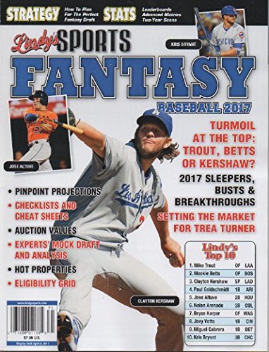 Lindy's Sports Fantasy Baseball 2017 Vol 17 MLB