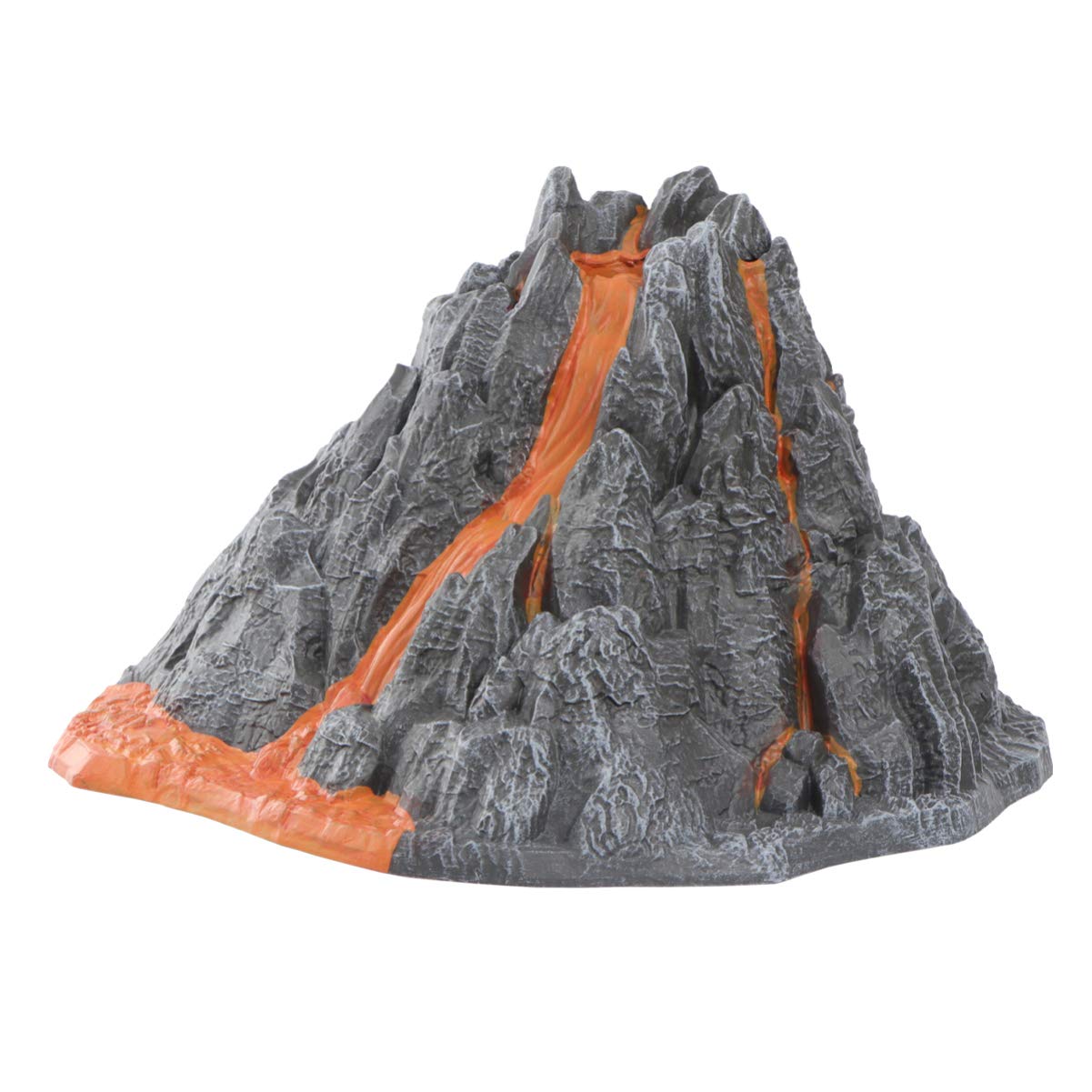 BESPORTBLE Artificial Volcano Model Plastic Volcano Figurine Figure Mist Spraying Lighting Decoration for Home Office Decor