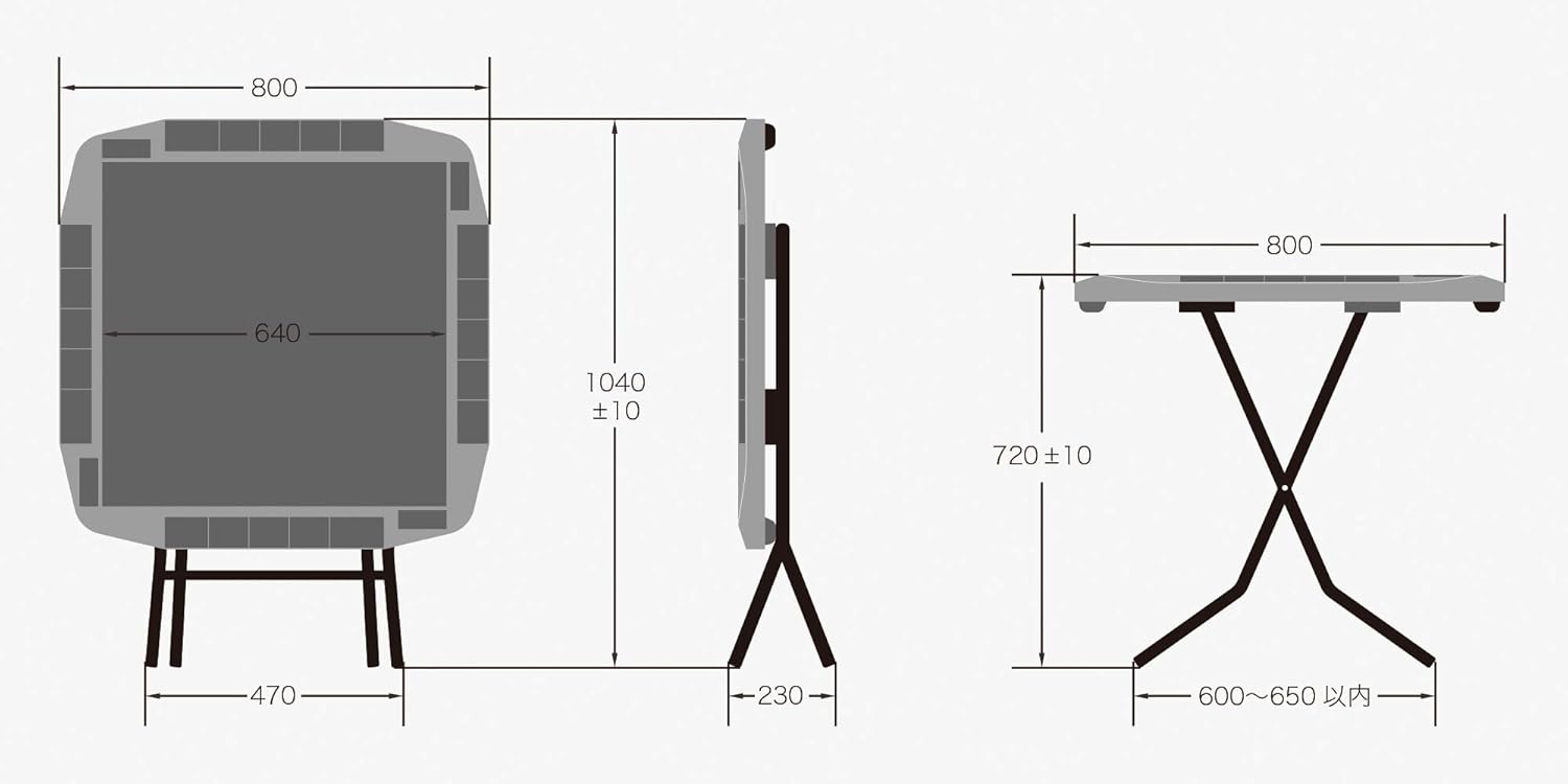 瞬間点棒収納システム搭載 折りたたみ式手積麻雀卓「ぽけっと」グリーンマットバージョン