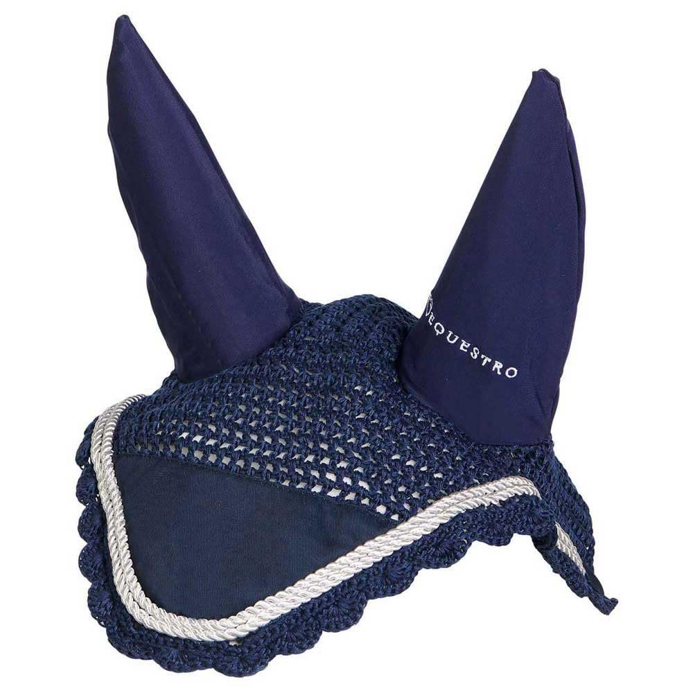 CUFFIETTA COTONE CROCHET PER SOTTOSELLA SS00207 ORECCHIE FODERATE NEOPRENE TG. FULL (NAVY BLU)