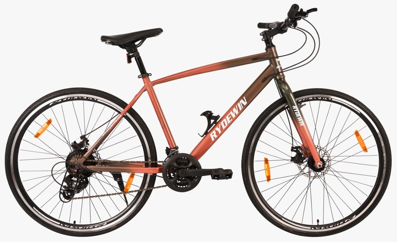 RYDEWIN 700C Hybrid. Conquer The Streets in Style with Our 700c Hybrid Bike -21 Speed Geared, Dual Disc Brakes, and Sleek Design for Effortless Cruising and Racing Like a Champion!. (B0CRVN37X2) Amazon Price History, Amazon Price Tracker