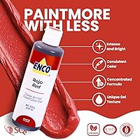 Vista 3 de ENCO Gel Colorante Alimentario Rojo 8.8 oz (250g) Concentrado, Vegano
