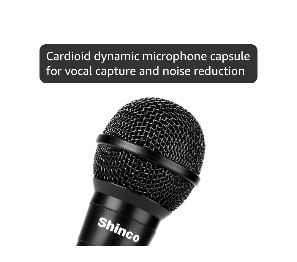 Amazon.com: Shinco Handheld Mic, Cardioid Vocal Dynamic Microphone
