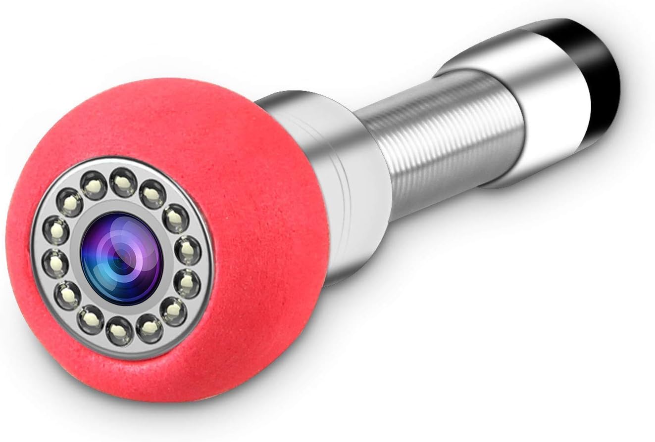 IP68 Waterproof HD Camera Head, for Industrial Sewer Cameras, with 12pcs Adjustable LEDs, for Sewer Inspection System(Replacement only for Anysun, HBUDS)