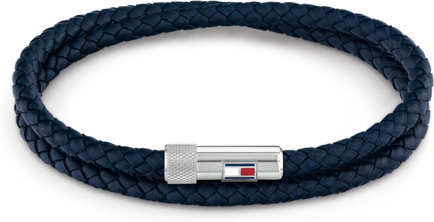 Tommy Hilfiger Jewelry Men's Leather Bracelet with Magnetic Closure