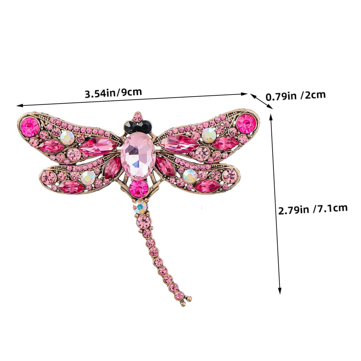 Libellula Spilla Perni Di Strass Sciarpa Pin Decorazione Dei Vestiti Pin Vestito i Delle Donne i Del Risvolto Libellula i Spille Per La
