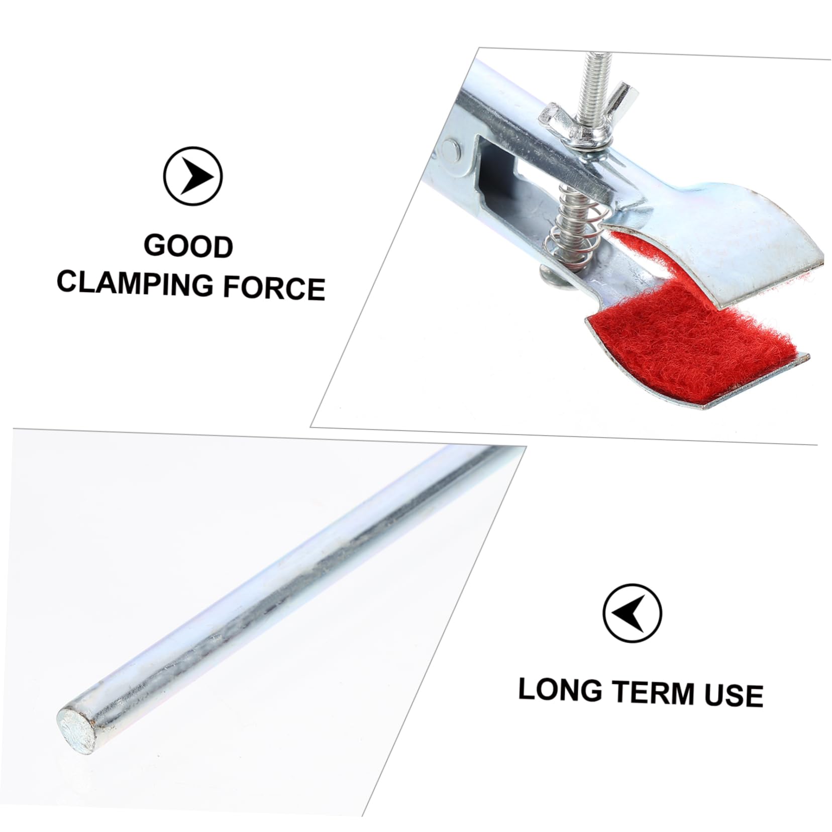 2pcs Flask Clamp Beaker Clamps Laboratory Clip Supplies Trig Jig Prong Laboratory Stand Clip Swivel Labs Clamps Laboratory Flask Clip Experiment Clamp Carbon Steel Silver KICHOUSE