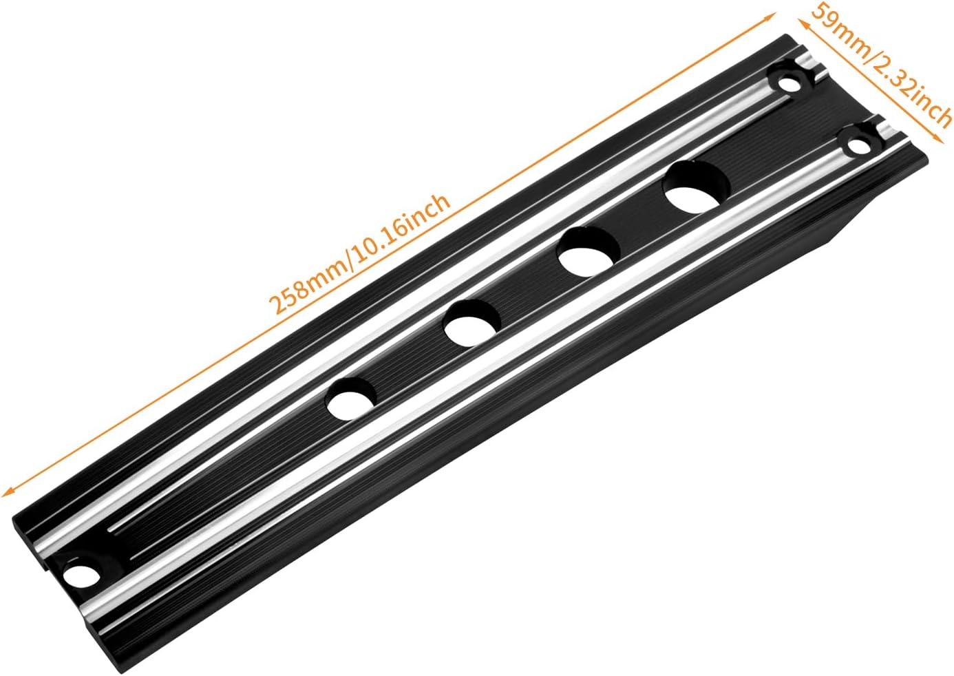 Motorcycle Lower Dash Panel Extension Dash Fuel Console Fit For Harley Softail Fatboy 2018-up (Black&White)