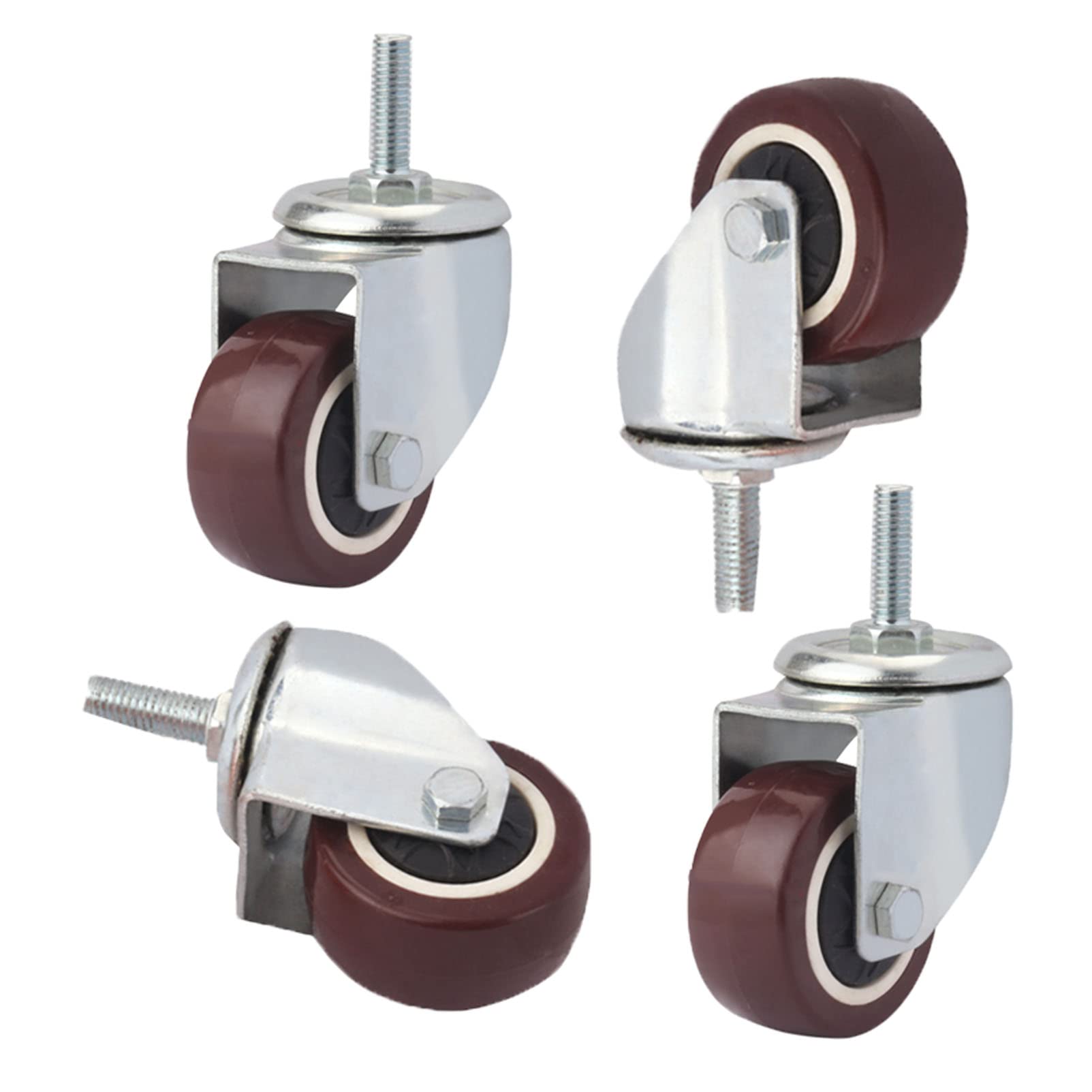 Zguouzantye One Color 4 Heavy Duty Stem Caster Wheels For Furniture Trolley