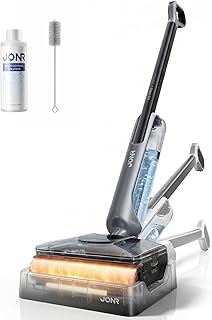 JONR 20000 Pa H2 PRO Nass-Trockensauger, Innovatives Geruchsfreies Design, Heißwasser-Reinigung,1500ml Extra großer Wassertank mit 180° Flachliegend(unverminderte Saugleistung & Wasserleistung). (M)