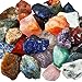 mookaitedecor 1 lb Bulk Natural Raw Crystals Rough Stones for Tumbling,Cabbing,Polishing,Wire Wrapping,Wicca & Reiki Crystal Healing,Assorted Stones