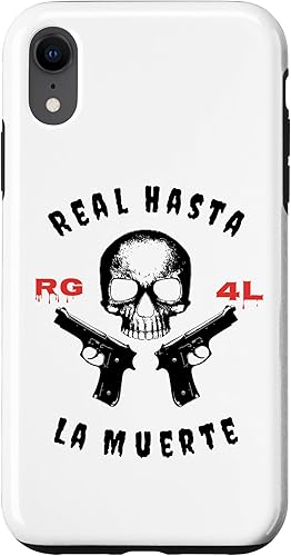 Funda para iPhone XR Real Hasta La Muerte, RG4L Camisa Puerto Rico Trap