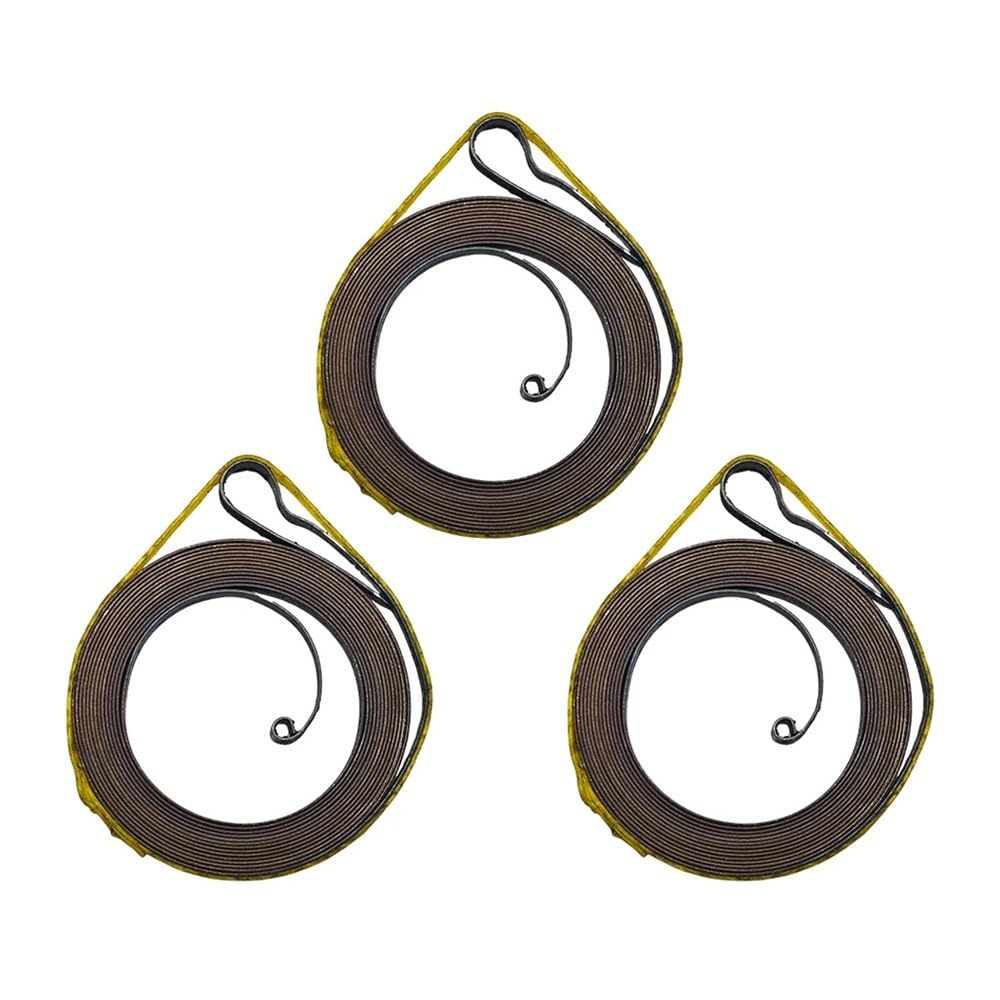 3pcs Recoil Spring Fit for TG2500 2500 25cc Chainsaw Spare Tool Part Accessories