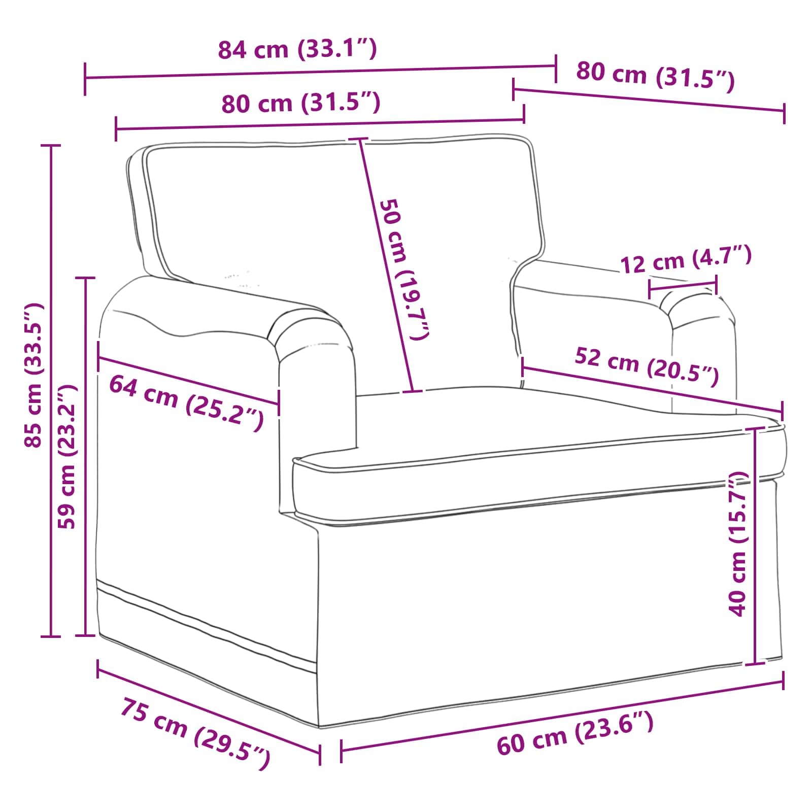 2-częściowy zestaw kanapy w kolorze szarobrązowym (taupe), sofa narożna z poduszką i podłokietnikami, 201 x 80 x 85 cm, zestaw wypoczynkowy do salonu i pokoju gościnnego