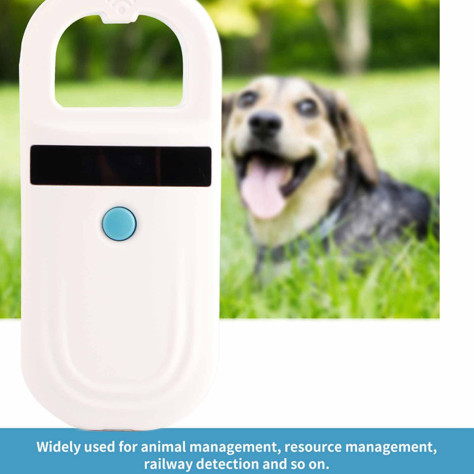 Scanner de Puces pour Animaux de Compagnie, 18 × 9 × 4, Rechargeable, Identification de Puces d'animaux, Scanner de Puces, Scanner D'étiquettes pour Animaux de Compagnie,