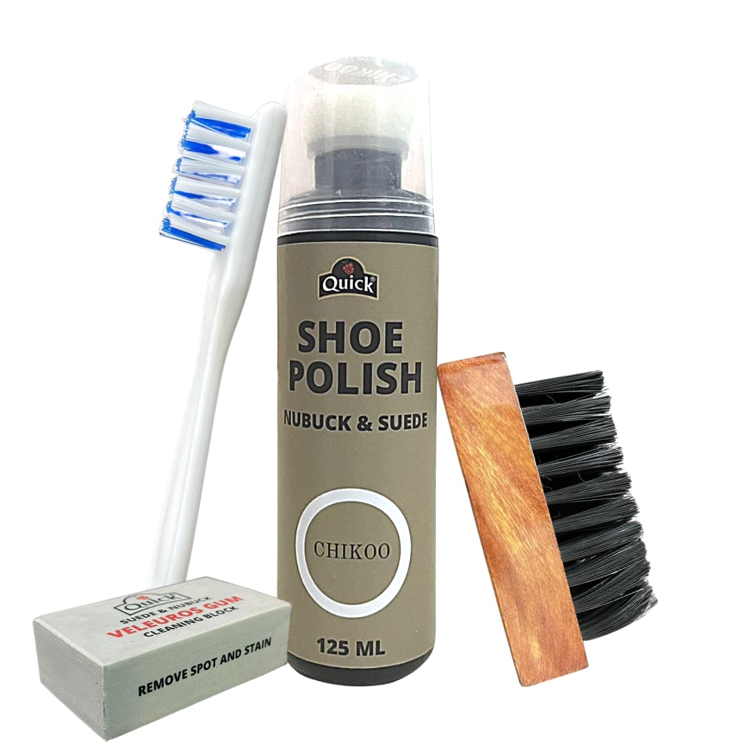 Buy Quick Nubuck and Suede Shoe Polish and Shoe Care Kit Color