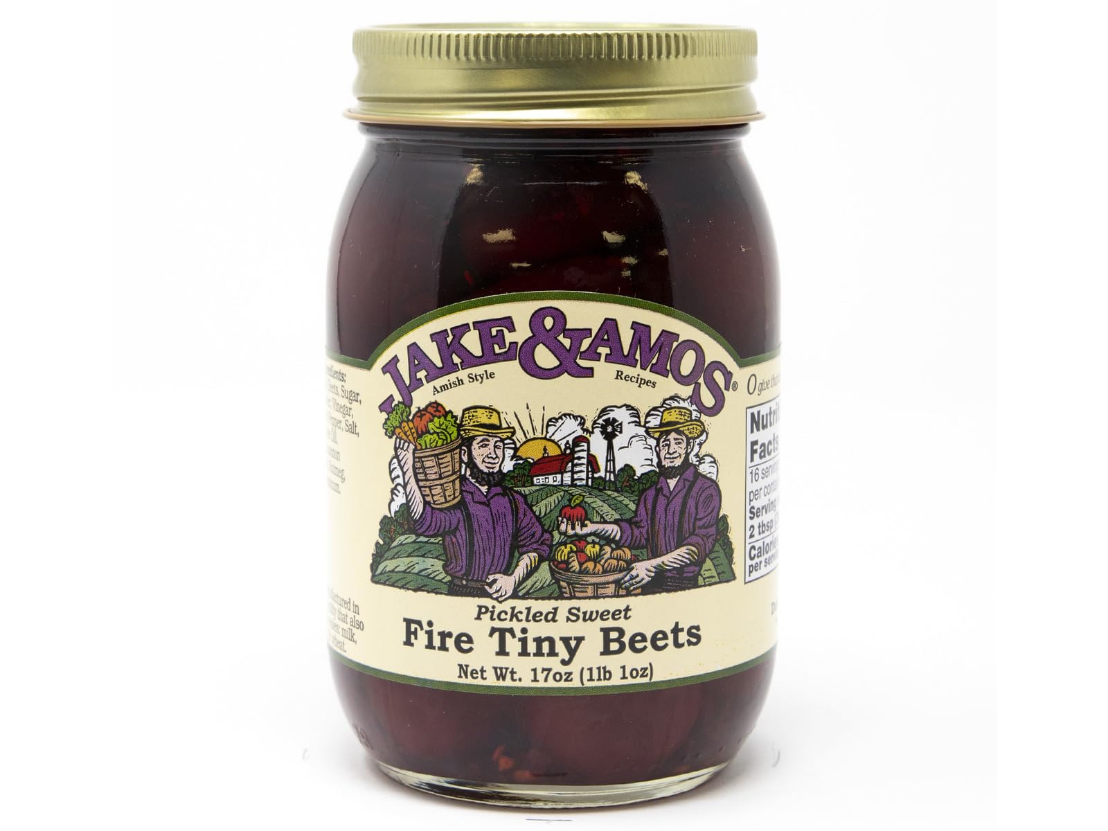 Jake & Amos - Sweet Fire Tiny Beets / 2 - 16 Oz. Jars