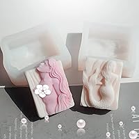 Vista 24 de Soap Molds，Silicone Molds for Soap Candle Molds Soap Molds for Soap Making Soap Making Supplies Soap Mold for DIY Artcraft Gift Home Decoration