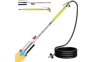 HotDevil Weed Burner Propane Torch - Blazing 500K BTUs of Scorching Power