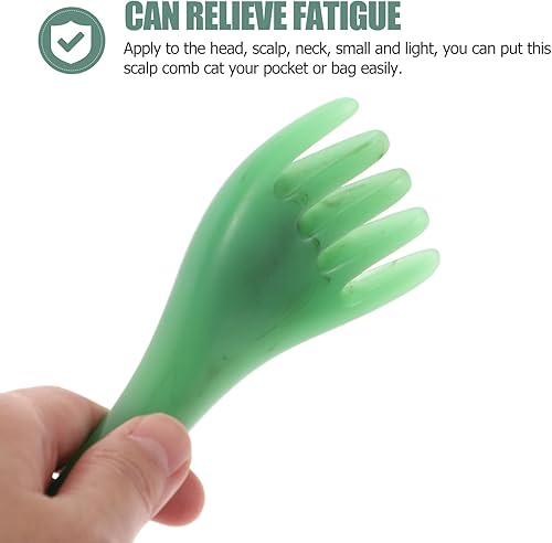 Miniatura 9 de Healifty 2 Uds. Gua Sha Herramientas de masaje facial de cinco garras raspador facial cuero cabelludo peine de masaje palos de cuidado de la piel