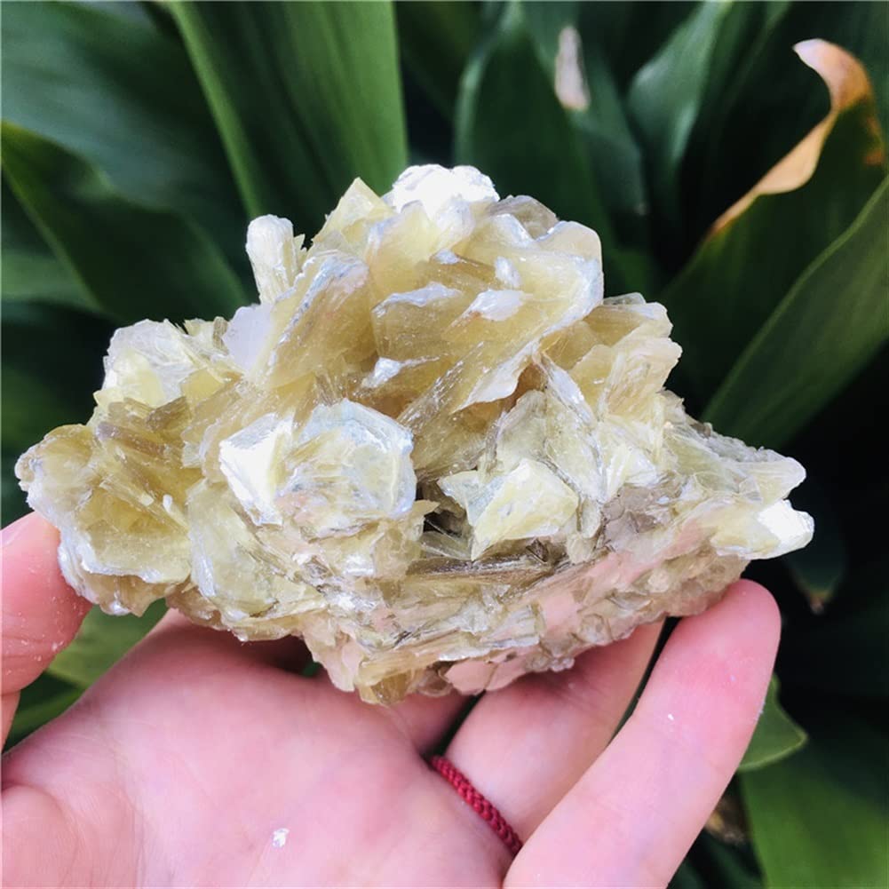 Decorazione Domestica Esemplare di primario Naturale Pietre di Mica Dorata Decorazioni per la casa (Size : 400g)
