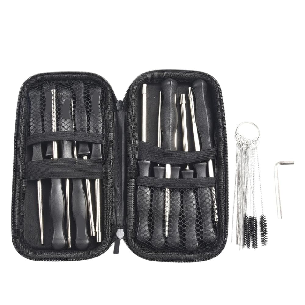 14-Piece Carburetor Adjustment Tool Screwdriver Kit Compatible with 2-Cycle Engine Carburetors